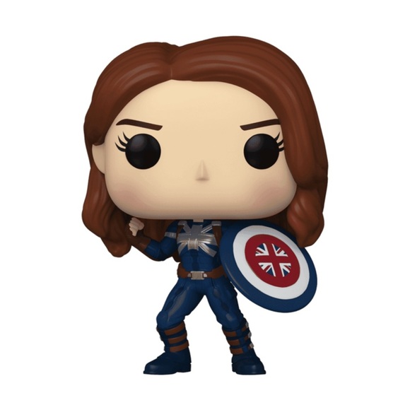 Captain Carter Funko Pop #968 Marvel Studios What If MCU Disney Peggy Carter NIB - Picture 2 of 2